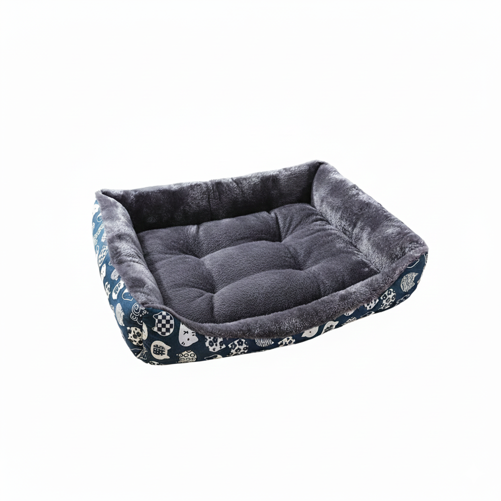 Cama sofá conforto com estampa de animaizinhos - Petzin ®